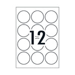 AV Lbl L7105 Rd 60mm 12Up Pk10