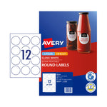 AV Lbl L7105 Rd 60mm 12Up Pk10