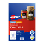 AV Lbl Square L7124 20Up Pk10