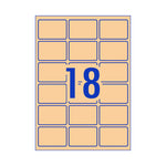 AV Lbl Rect Brn L7110 Pk270