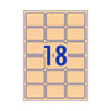 AV Lbl Rect Brn L7110 Pk270