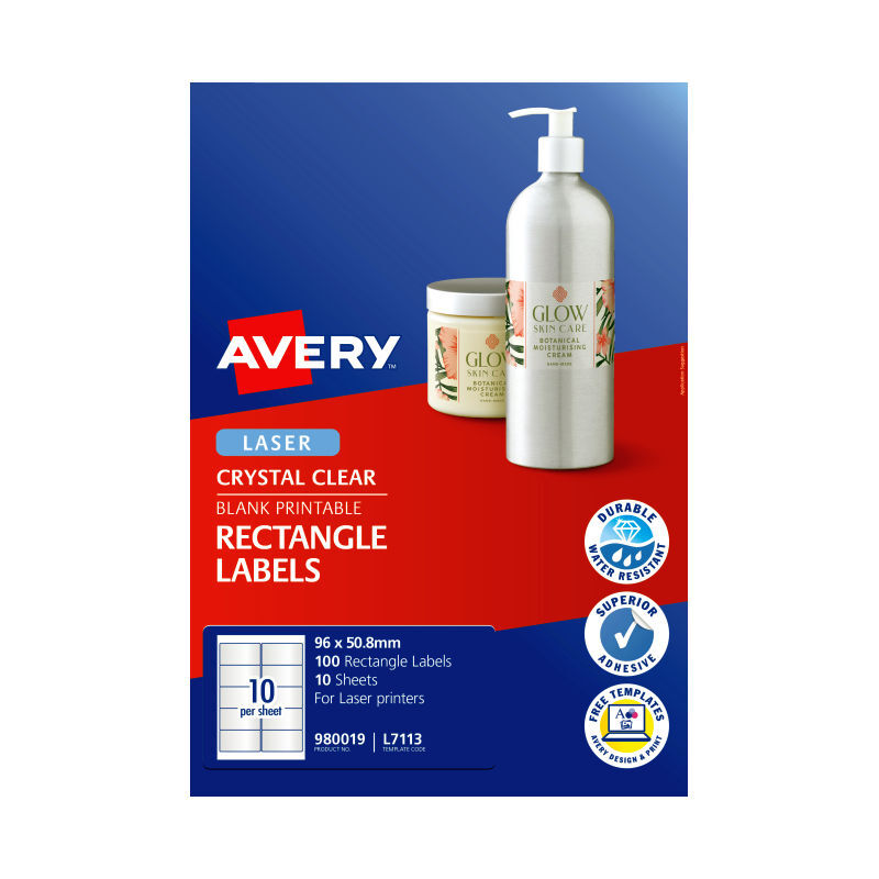 AV LsrLbl L7113  8mm 10Up Pk10