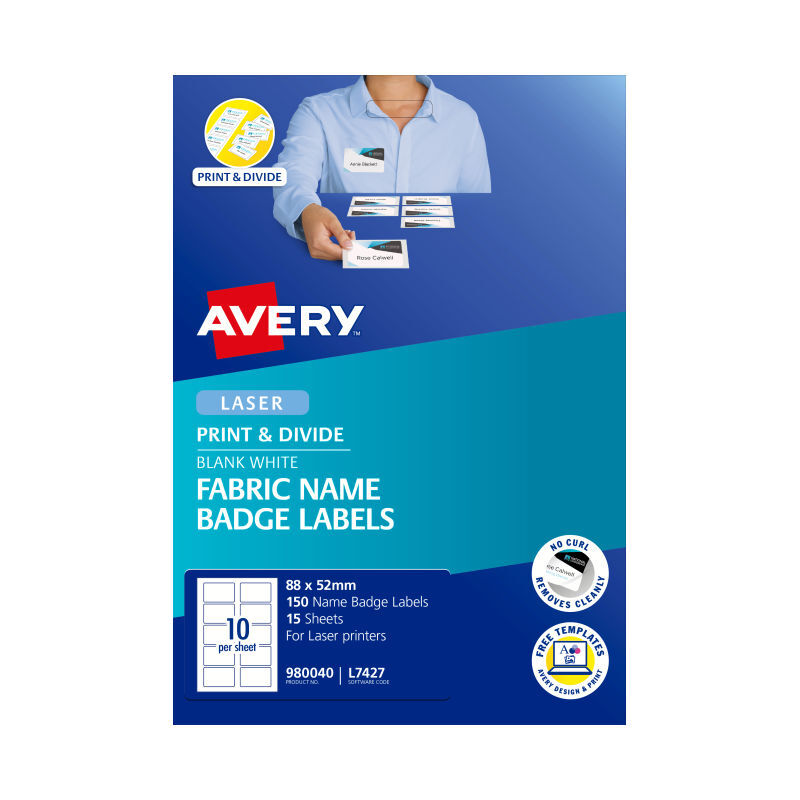 AV Name Badge L7427 10 Up Pk15