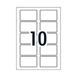 AV Name Badge L7427 10 Up Pk15