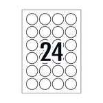 AV Lbl Gls Rd L7147 40mm Pk240