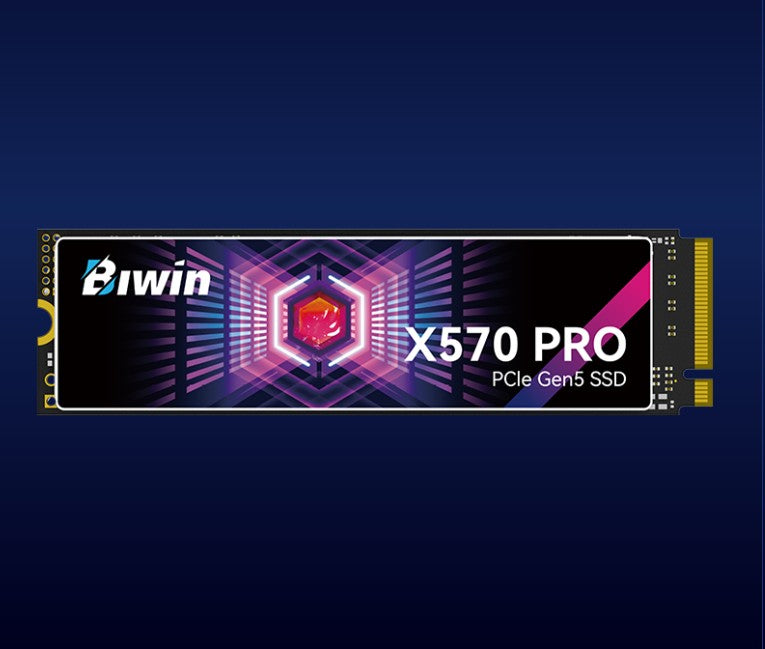 BIWIN Black Opal X570-8TB PRO SSD M.2 NVMe PCIe Gen5*4 Reading speed 14000 MB/s Writing speed 13000 MB/s BX570DN08TB-RGX - 5 Year Warranty