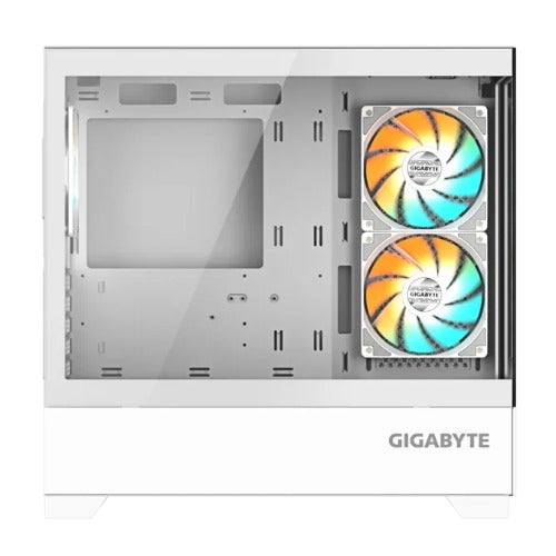 Gigabyte C201PI M-ATX CASE, Mid Tower, mini-ITX/m-ATX, White, H431x W242x D430 mm, 5 Slots, USB 3.0 x2, H=502 W=313 D=525 mm