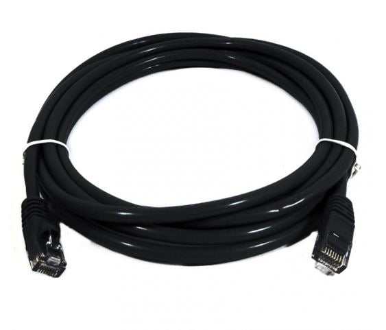 8Ware CAT6 Cable 0.25m - Black Premium RJ45 Ethernet Network LAN UTP Patch Cord 26AWG CU Jacket