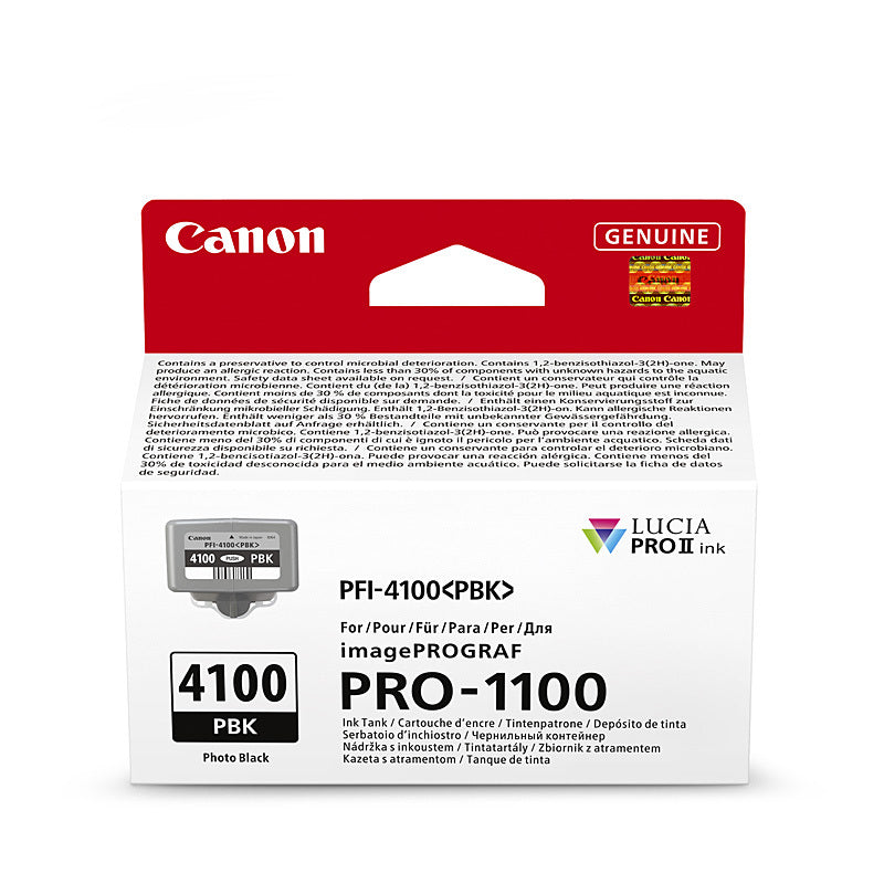 Canon PFI4100 Ph Blk Ink Cart