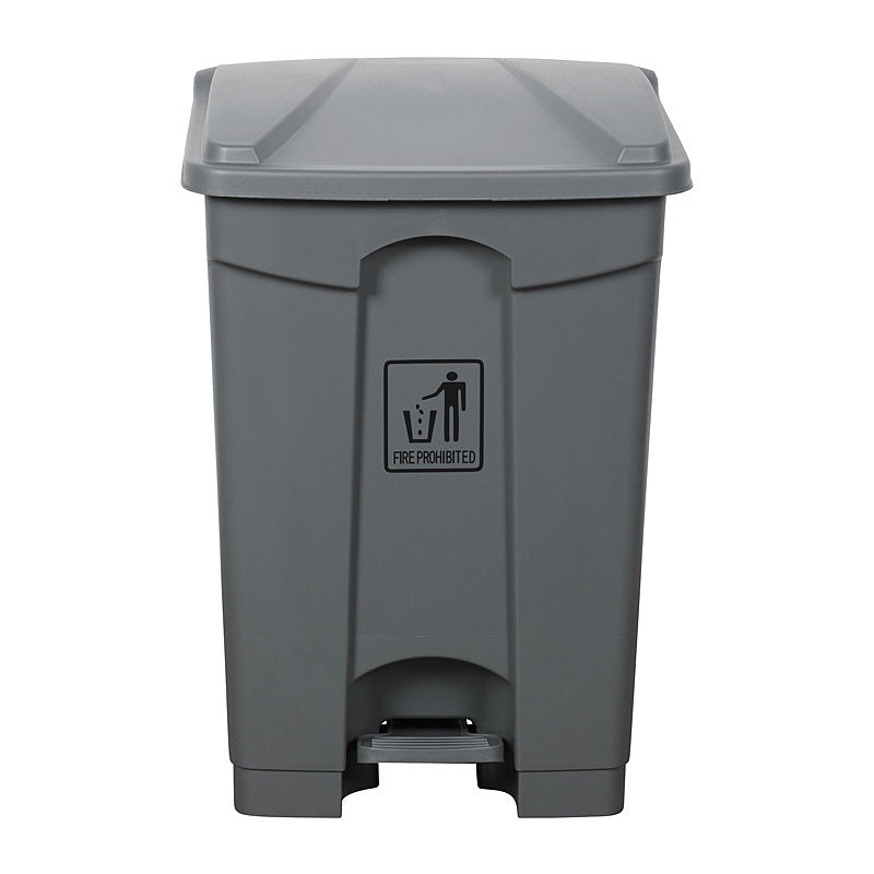 Clnlnk Rubsh Bin W/Pdl 45L Gry