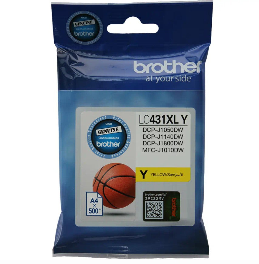 Brother *NEW* YELLOW INK CARTRIDGE TO SUIT DCP-J1800DW -UP TO 500 PAGES