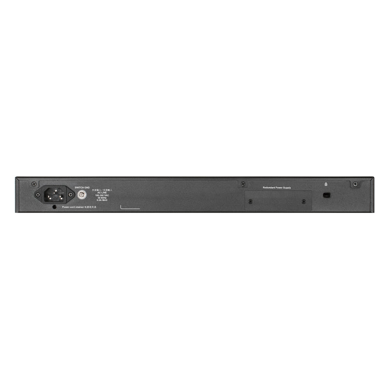 D-Link 52-Port Gigabit Smart Managed Stackable PoE+ Layer 3 Switch with 4 10Gb Ports