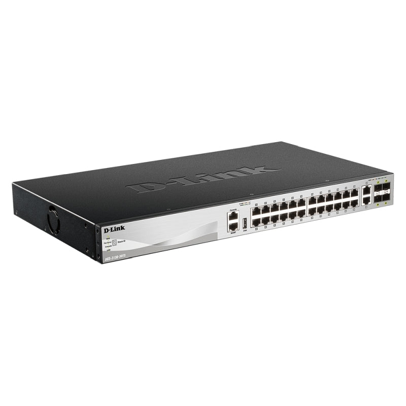 D-Link 30 port Stackable Gigabit Layer 3+ Switch with 6 ports