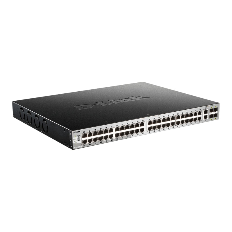 D-Link 54 port Stackable Gigabit PoE Layer 3+ Switch with 6 10GbE ports