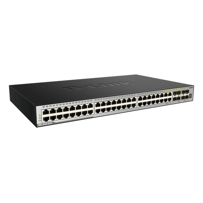 D-Link 52-Port Layer 3 Stackable Gigabit Switch with 4 10GbE Ports