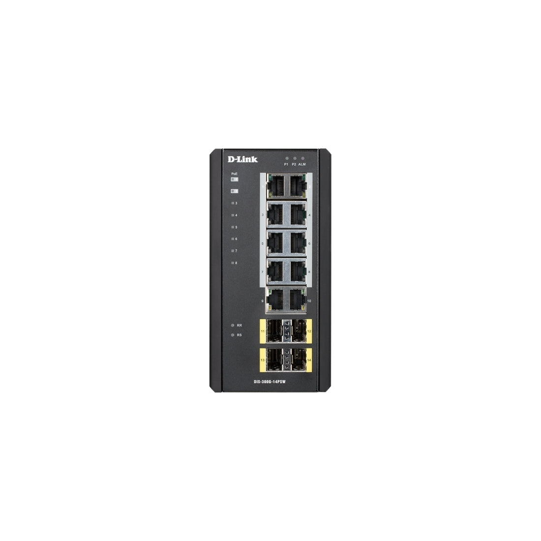 D-Link 14-Port Gigabit Industrial Managed PoE Switch with 4 SFP ports