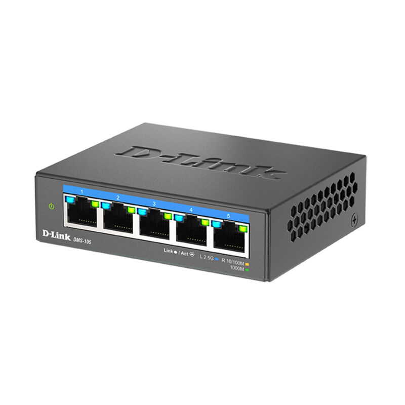 D-LINK DMS-105 5-Port Multi-Gigabit Desktop Switch