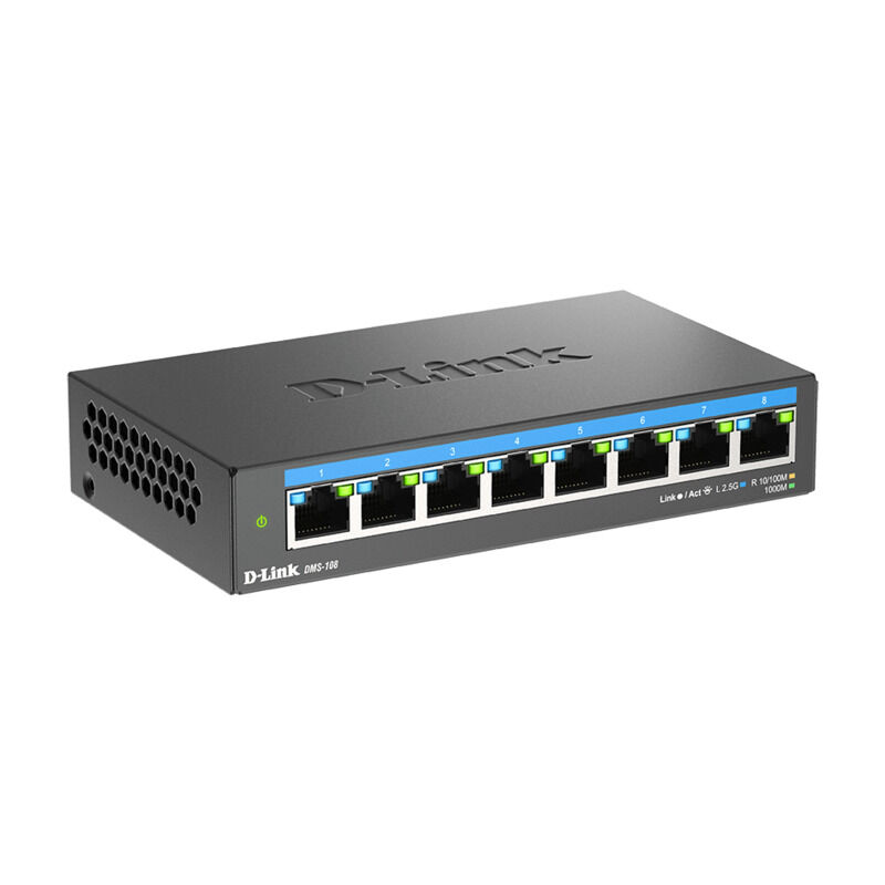 D-LINK DMS-108 8-Port Multi-Gigabit Desktop Switch