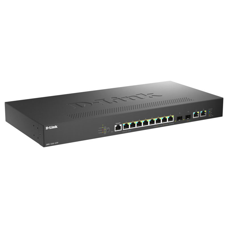 D-LINK 12-Port Multi-Gigabit Smart Managed PoE+ Switch