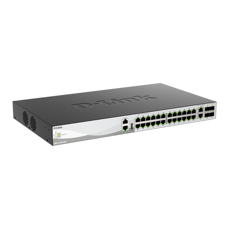 D-LINK 30-Port Layer 3 Stackable Multi-Gigabit Managed PoE Switch