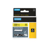 Dymo Rhino Ny Lbl 12mm Blk/Yel