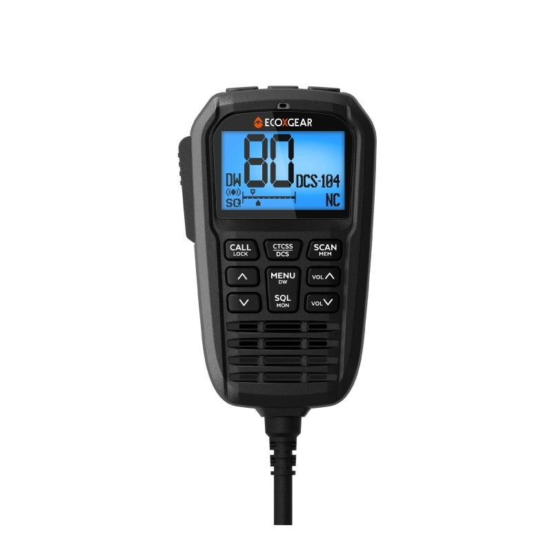 EXG3000 5-Watt Compact Fixed Mount UHF Radio with Multi-Colour LCD Display Mic - TOURING PACK