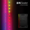 ECOXGEAR Extreme LED Strips - 2/4 Seat Cart + LED Controller