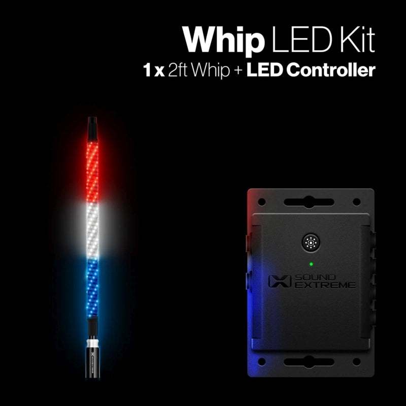 ECOXGEAR 2 Foot Led Whip W/ Controller
