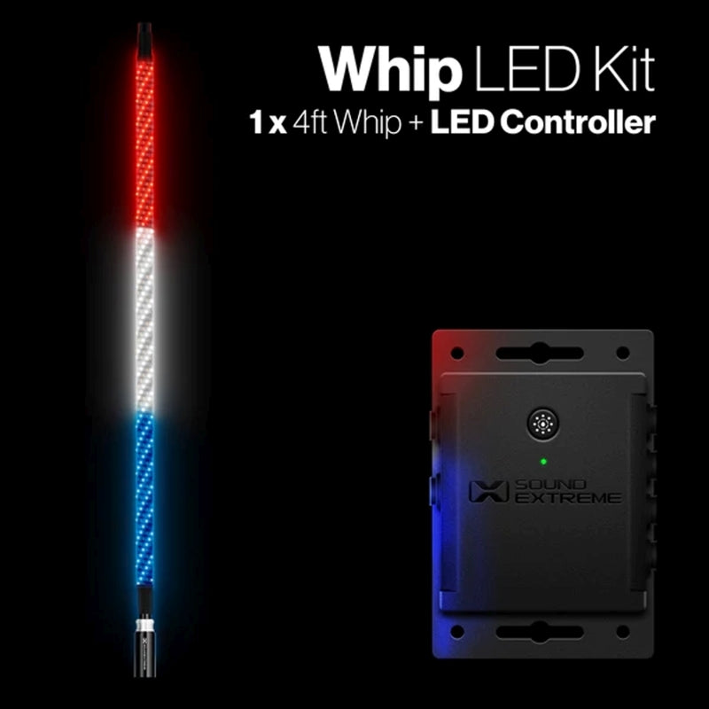 ECOXGEAR 4 Foot Led Whip W/ Controller