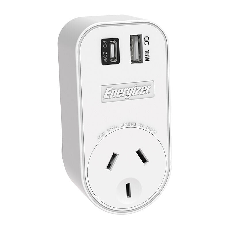 Energizer HT-PBAU01B - 1-Port Wall Adapter