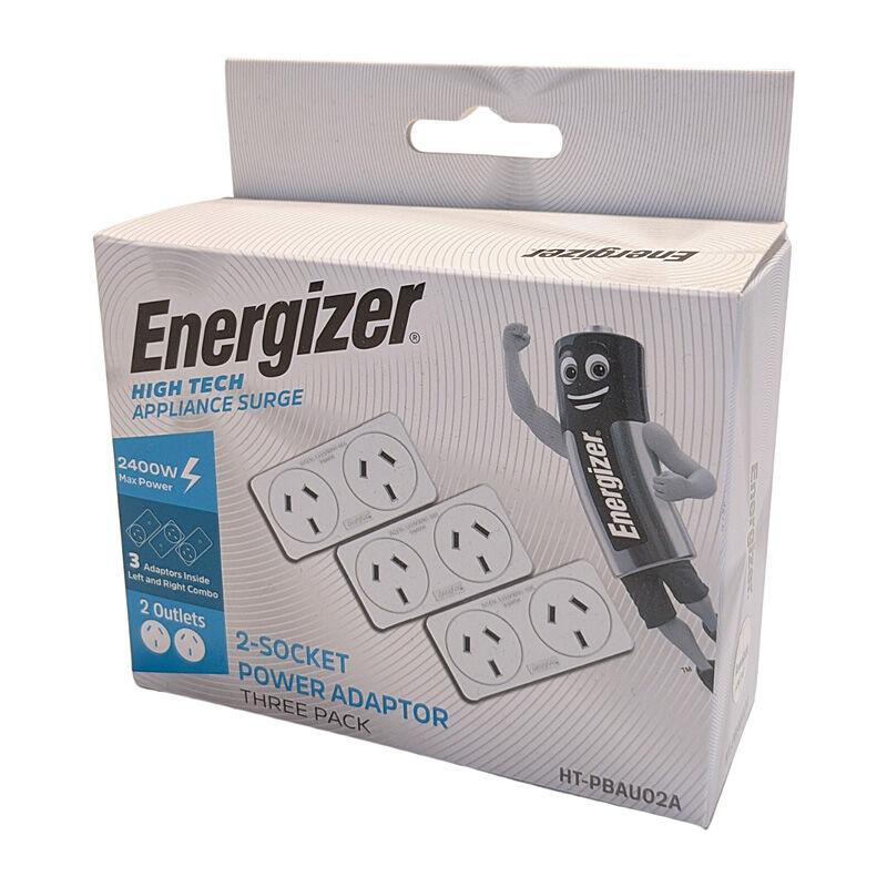 Energizer HT-PBAU02A - 2-Port 3PK