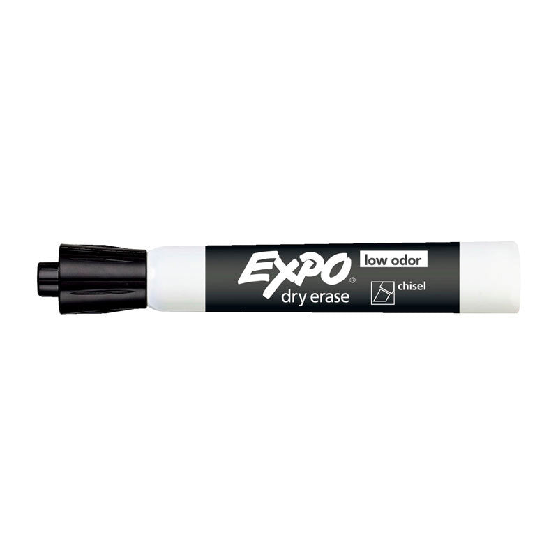 Expo W/B Marker Chsl Blk Bx12