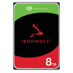 Seagate 8TB 3.5' IronWolf, SATA3, NAS 24x7, 5400 RPM, CMR, max. STR OD 202MB/s, 256MB Cache, HDD, 3Years Warranty (ST8000VN002)