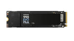 Samsung 990 EVO Plus 1TB PCIe Gen5 NVMe SSD 7150MB/s 6300MB/s R/W 850K/1350K IOPS 600TBW 1.5M hrs V-NAND TLC AES 256-bit Encryption 5yr wty