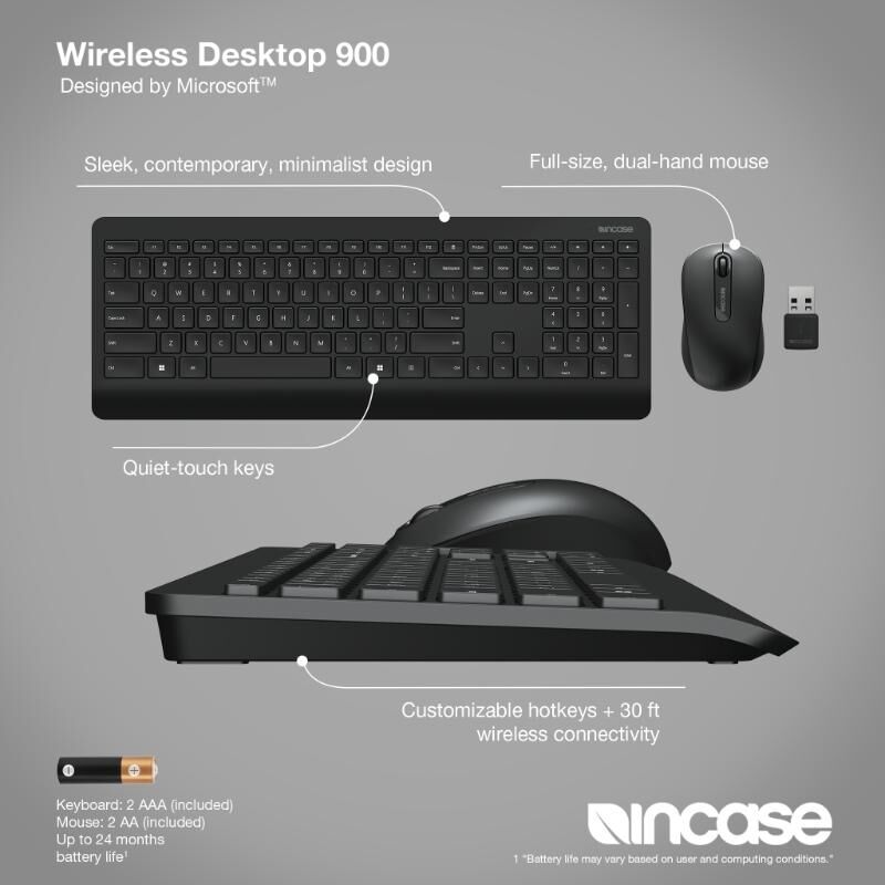 Incase Wireless Desktop 900 BK