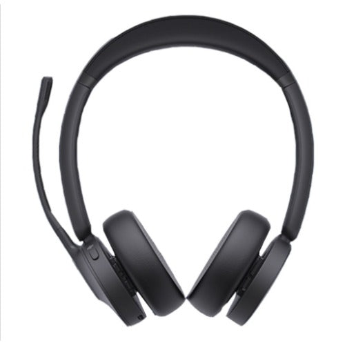 Yealink WH64 Hybrid Dual with Charging Stand, enhanced noise‑cancelling microphone technology, hybrid connectivit, upright desktop charging stand.
