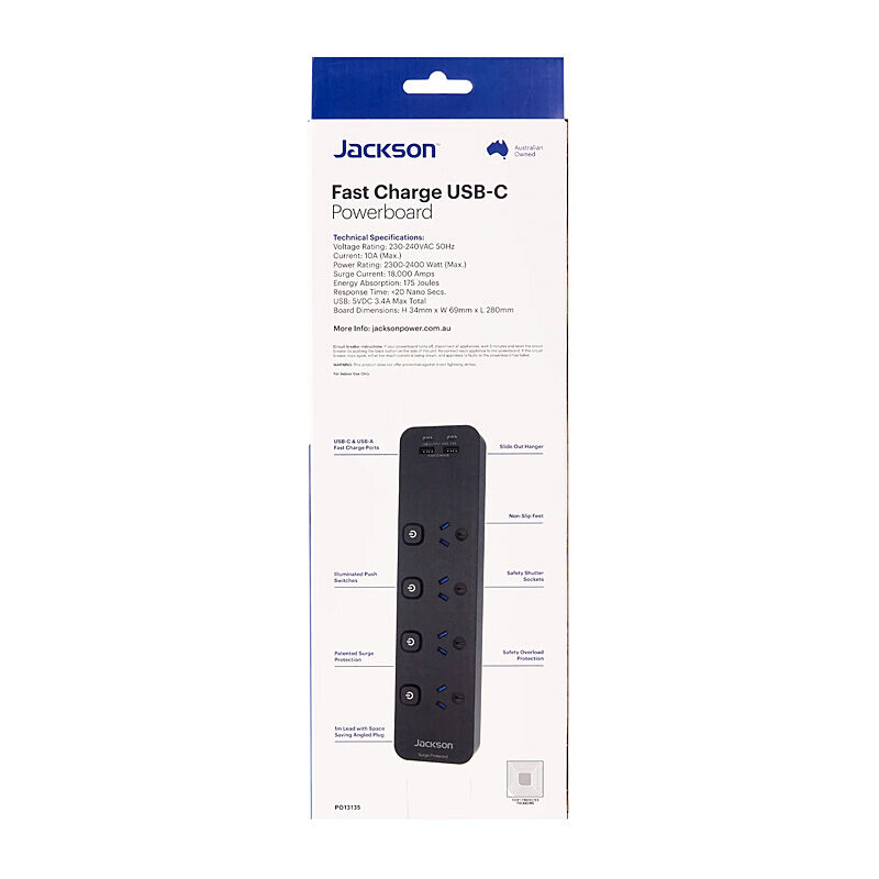Jackson Fast Charge 4Out/4USB