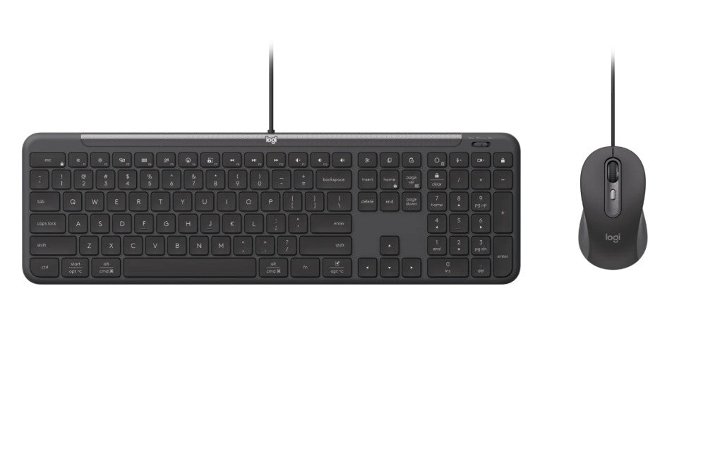 (LS) Logitech MK620 Slim Wired Combo MK620 for Business - Multi-OS keyboard and mouse for workplaces