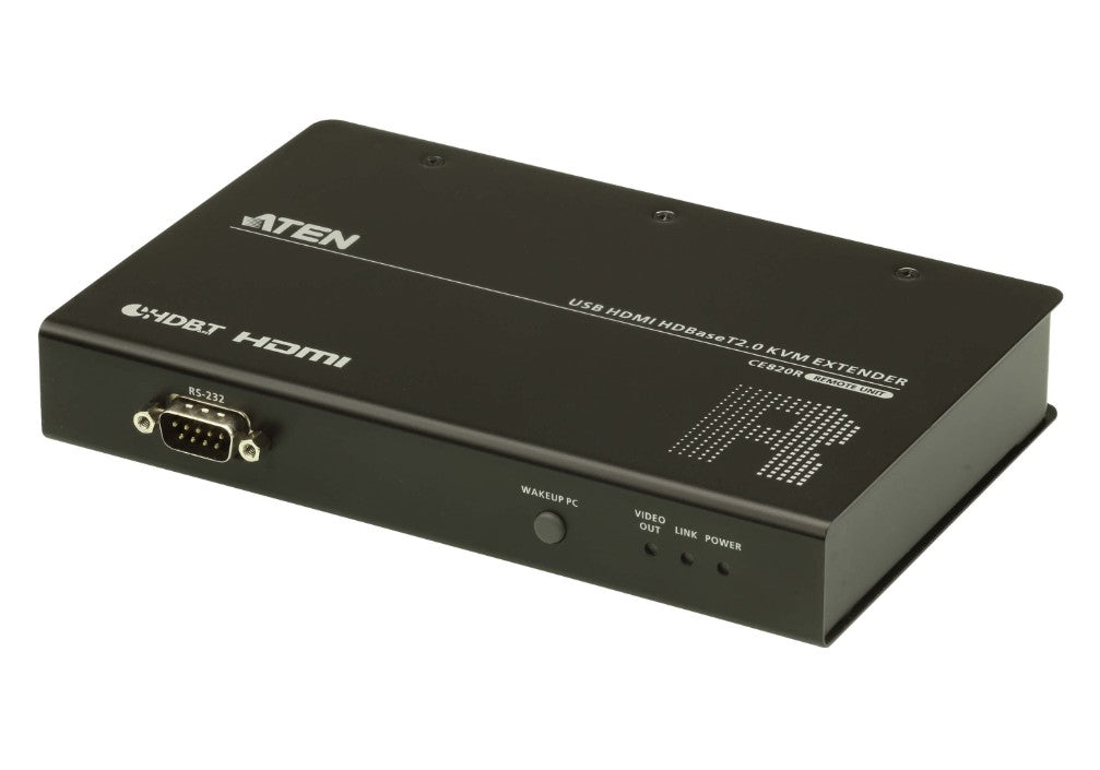 ATEN Aten 4K HDMI HDBaseT 2.0 KVM Extender Receiver with RS232, Only 1x CE820R, Long Reach mode extends up to 1920 x 1080 @ 150m, can mix CE920 T/R