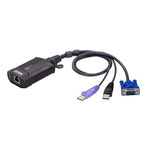 ATEN USB VGA KVM over IP Mini, VGA input resolutions up to 1920 × 1200 @ 60 Hz with 24-bit color depth, Hook design, BIOS level access