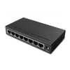 Lindy 8 Port Gigabit Ethernet Switch Premium, Metal Housing