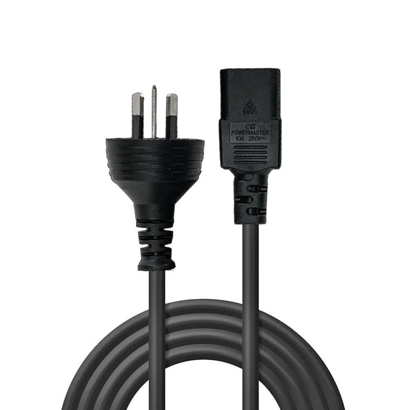 Lindy 0.5m 10A 3-Pin Plug To IEC C13 Socket Power Cable