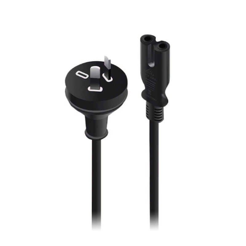 Lindy 2m 2-pin to IEC C7 Power Cable - Soundz Store AUSTRALIA