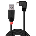 Lindy 1m USB-A 2.0 to Micro-B 90-Degree Cable