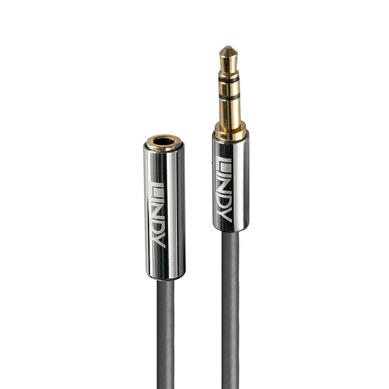 Lindy 0.5m 3.5mm Extension Audio Cable - Cromo Line - Soundz Store AUSTRALIA