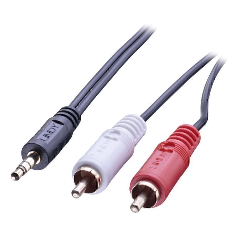 Lindy 10m 3.5mm Stereo to RCA Stereo Audio Cable - Soundz Store AUSTRALIA