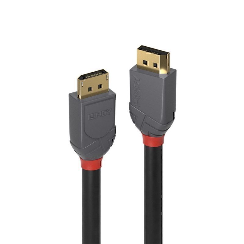 Lindy 0.5m DisplayPort 1.4 Cable - Anthra Line - Soundz Store AUSTRALIA