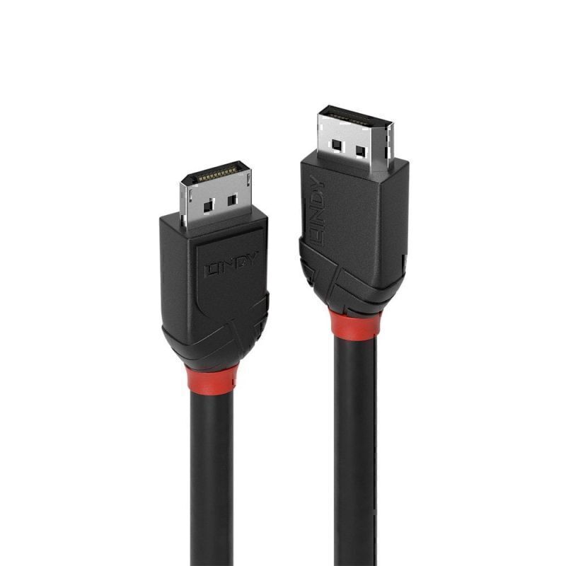 Lindy 0.5m DisplayPort 1.2 Cable - Black Line - Soundz Store AUSTRALIA