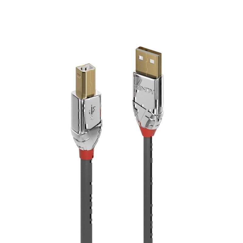 Lindy 1m USB-A 2.0 to USB-B Cable - Cromo Line - Soundz Store AUSTRALIA