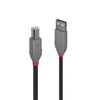 Lindy 0.5m USB-A 2.0 to USB-B Cable - Anthra Line - Soundz Store AUSTRALIA